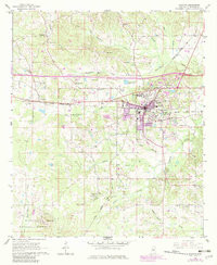 NEWTON, MS HISTORICAL MAP GEOPDF 7.5X7.5