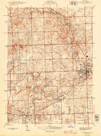 ROCHESTER, MI HISTORICAL MAP GEOPDF 7.5X