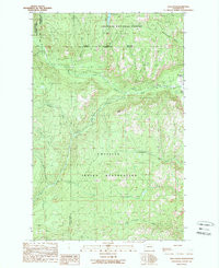 BALD KNOB, WA HISTORICAL MAP GEOPDF 7.5X