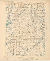 LEONIDAS, MI HISTORICAL MAP GEOPDF 15X15