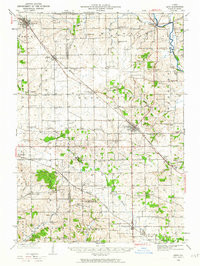 LENA, IL HISTORICAL MAP GEOPDF 15X15 GRI