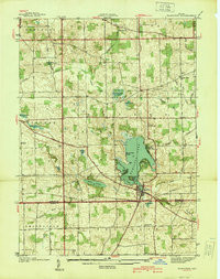 HAMILTON, IN HISTORICAL MAP GEOPDF 7.5X7