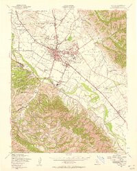 SALINAS, CA HISTORICAL MAP GEOPDF 15X15