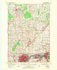 APPLETON, WI HISTORICAL MAP GEOPDF 15X15