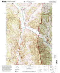 NORTH POWNAL, VT-NY HISTORICAL MAP GEOPD