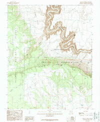 HELLHOLE BEND, AZ HISTORICAL MAP GEOPDF