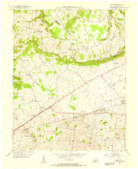 BRISTOW, KY HISTORICAL MAP GEOPDF 7.5X7.