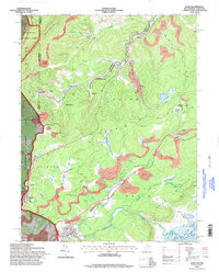 DAVIS, WV-MD HISTORICAL MAP GEOPDF 7.5X7