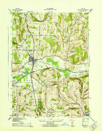 WAYLAND, NY HISTORICAL MAP GEOPDF 7.5X7.