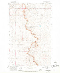 ETHRIDGE NW, MT HISTORICAL MAP GEOPDF 7.