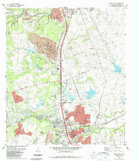 ROUND ROCK, TX HISTORICAL MAP GEOPDF 7.5