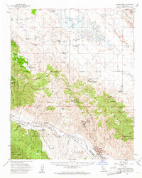CALIENTE MOUNTAIN, CA HISTORICAL MAP GEO