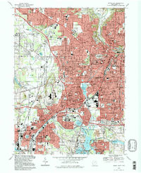 AKRON WEST, OH HISTORICAL MAP GEOPDF 7.5