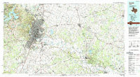 AUSTIN, TX HISTORICAL MAP GEOPDF 30X60 G