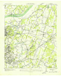 EAST CHATTANOOGA, TN HISTORICAL MAP GEOP