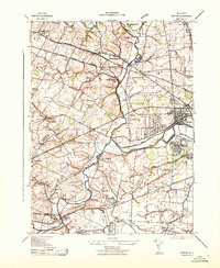 RARITAN, NJ HISTORICAL MAP GEOPDF 7.5X7.