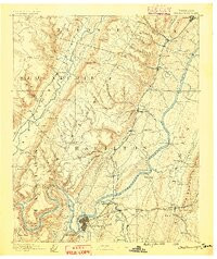 CHATTNOOGA, TN HISTORICAL MAP GEOPDF 30X