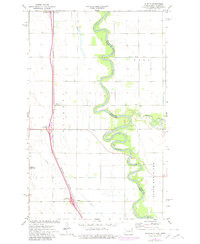 JOLIETTE, ND-MN HISTORICAL MAP GEOPDF 7.