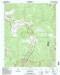 TEMPLETON MOUNTAIN, CA HISTORICAL MAP GE
