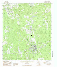 WOODVILLE, TX HISTORICAL MAP GEOPDF 7.5X