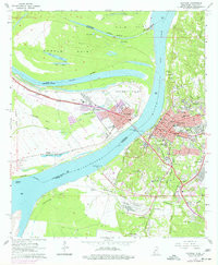 NATCHEZ, MS-LA HISTORICAL MAP GEOPDF 7.5
