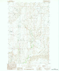 BURNETT CREEK, MT HISTORICAL MAP GEOPDF