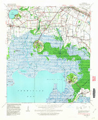 DEROUEN, LA HISTORICAL MAP GEOPDF 15X15