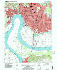 EVANSVILLE SOUTH, IN-KY HISTORICAL MAP G