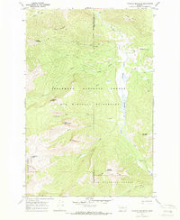 DANAHER MOUNTAIN, MT HISTORICAL MAP GEOP