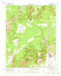KANAB, UT-AZ HISTORICAL MAP GEOPDF 15X15