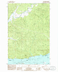 GRAYS RIVER, WA-OR HISTORICAL MAP GEOPDF