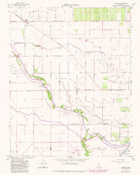 BURREL, CA HISTORICAL MAP GEOPDF 7.5X7.5