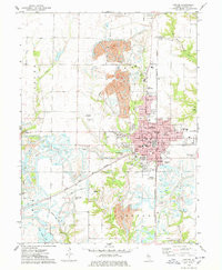 CANTON, IL HISTORICAL MAP GEOPDF 7.5X7.5