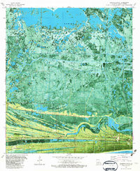 JOHNSON BAYOU, LA HISTORICAL MAP GEOPDF