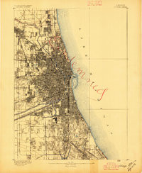 CHICAGO, IL-IN HISTORICAL MAP GEOPDF 15X