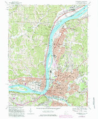 PARKERSBURG, WV-OH HISTORICAL MAP GEOPDF