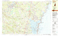 EXETER, NH-MA HISTORICAL MAP GEOPDF 7.5X