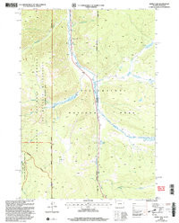 DIVIDE LAKE, WY-MT HISTORICAL MAP GEOPDF
