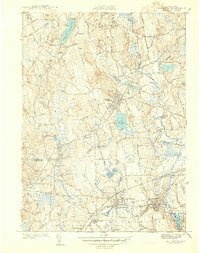 HOLLISTON, MA HISTORICAL MAP GEOPDF 7.5X