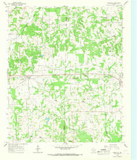 COOKVILLE, TX HISTORICAL MAP GEOPDF 7.5X