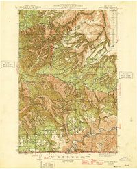 SADDLE BUTTE, WA HISTORICAL MAP GEOPDF 1