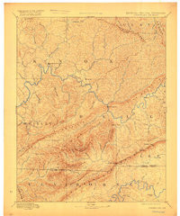 CUMBERLAND GAP, KY-TN-VA HISTORICAL MAP