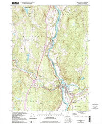 WOODSVILLE, NH-VT HISTORICAL MAP GEOPDF