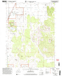 SHEEP MOUNTAIN, CA HISTORICAL MAP GEOPDF