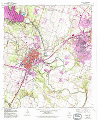 BELTON, TX HISTORICAL MAP GEOPDF 7.5X7.5