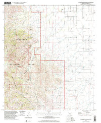 COCHISE STRONGHOLD, AZ HISTORICAL MAP GE