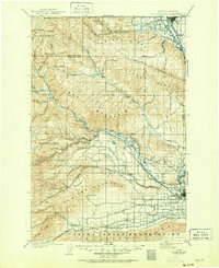 ELLENSBURG, WA HISTORICAL MAP GEOPDF 30X