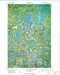 COON LAKE, MN HISTORICAL MAP GEOPDF 7.5X