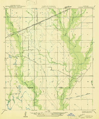 GORDON, LA HISTORICAL MAP GEOPDF 7.5X7.5