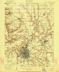 SPRINGFIELD, IL HISTORICAL MAP GEOPDF 15